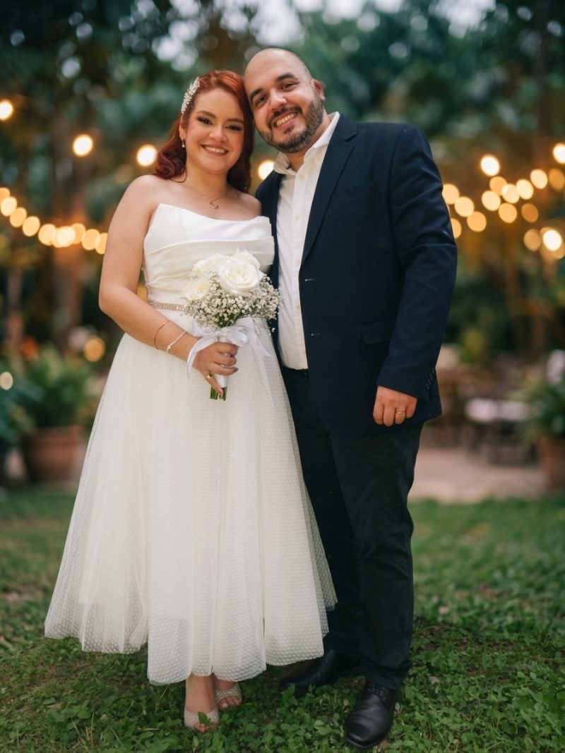 La Boda especial y acogedora de Angel Y Milagros. Rodeados del amor de la familia